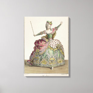 Toile Costume pour Medea dans l'opéra 'Jason and Medea',