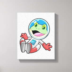 Toile Costume spatial de l'astronaute de grenouille