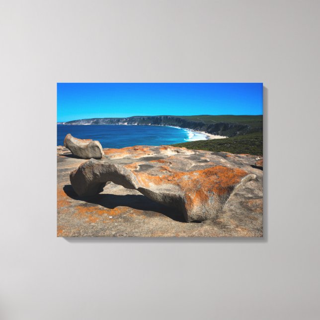 Toile Côte de l'île Fraser Paysage pittoresque Australie (Recto)
