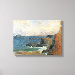 Toile Côte rocheuse par Paul Gauguin, Impressionnisme Vi