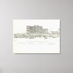 Toile Côté sud Sansome et Montgomery de Sutter