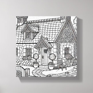 Toile Cottage en ardoise #46