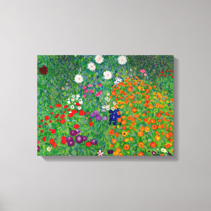 Toile Cottage Garden Gustav Klimt