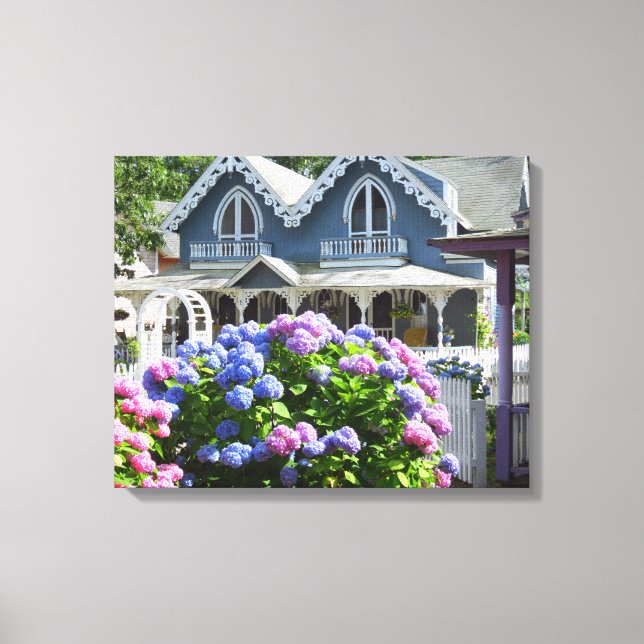 Toile Cottages et Hydrangeas - Martha's Vineyard (Recto)