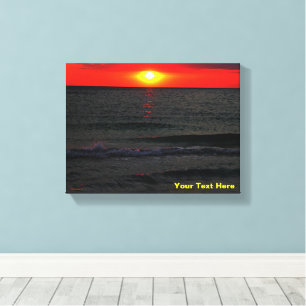 Toile Couché de soleil de Floride