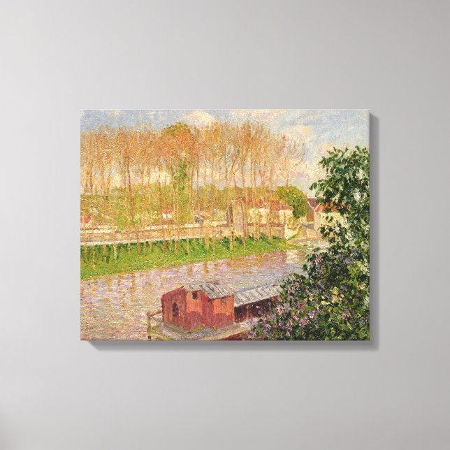 Toile Coucher de soleil à Moret-sur-Loing, 1901 (Recto)