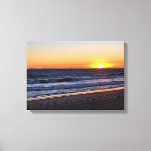 Toile Coucher de soleil à Newport Beach, Californie