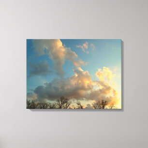 Toile Coucher de soleil dans le centre de l'Illinois