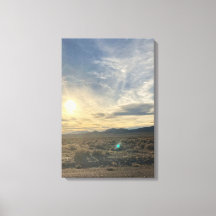 Coucher de soleil dans le désert du Nevada – Ciel