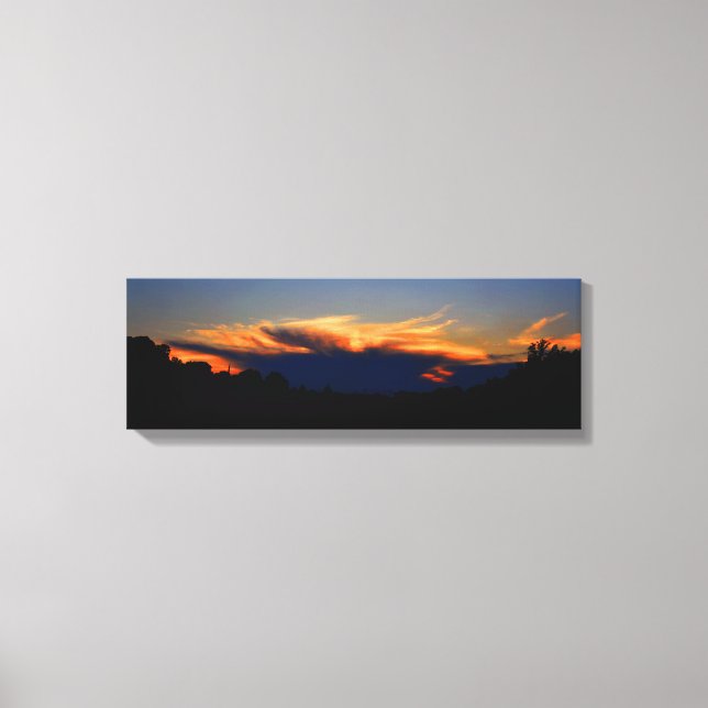 Toile Coucher de soleil d'automne (Recto)