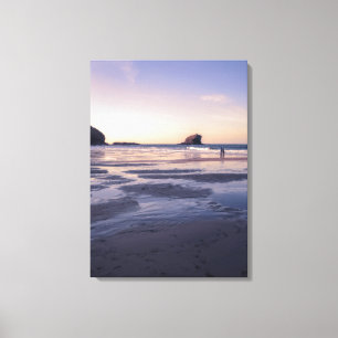 Toile Coucher de soleil de Portreath