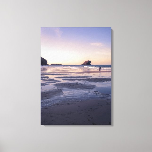 Toile Coucher de soleil de Portreath (Recto)