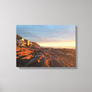 Toile Coucher de soleil de Trois-Pistoles