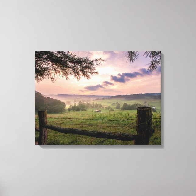 Toile Coucher de soleil de Virginie (Recto)