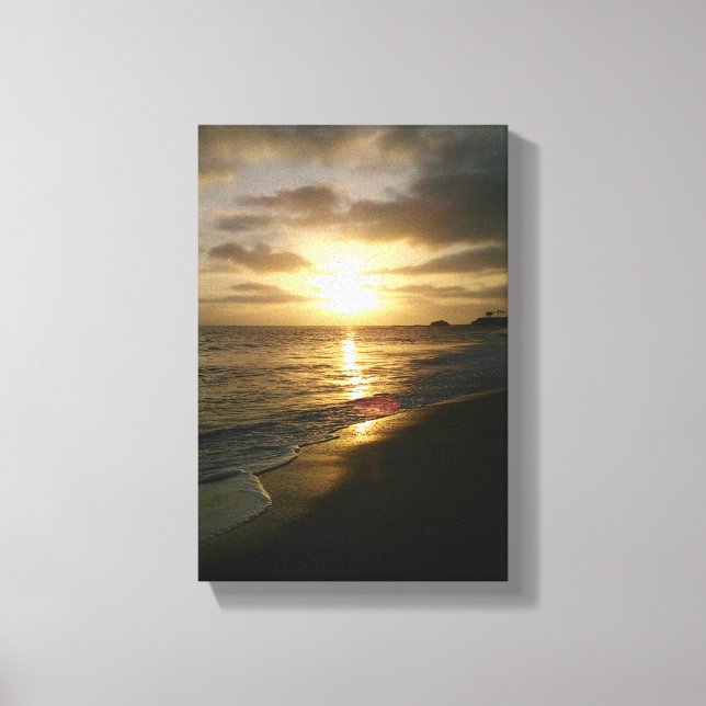 Toile Coucher de soleil en Californie (Recto)