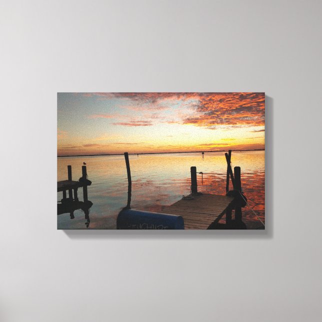 Toile Coucher de soleil magique (Recto)