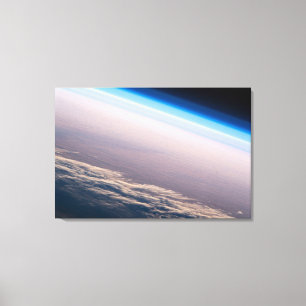 Toile Coucher De Soleil Orbital Au Large De La Côte De C