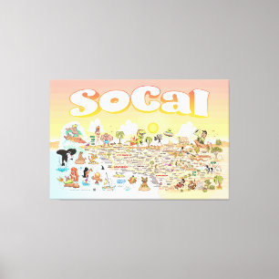 Toile Coucher de soleil SoCal