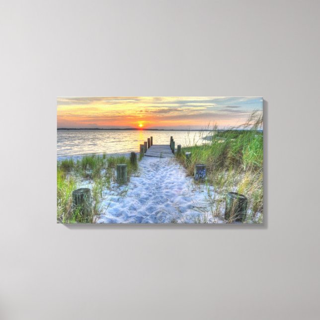 Toile Coucher de soleil sur Fenwick Island (Recto)