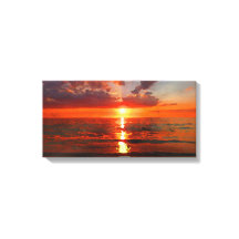 Coucher de soleil sur la plage