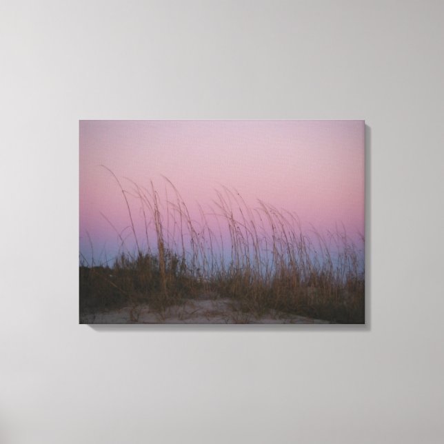 Toile Coucher de soleil sur l'île de Sullivan, SC (Recto)