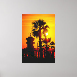 Toile Coucher de soleil sur Tower Zero (Toile 152 cm x 1