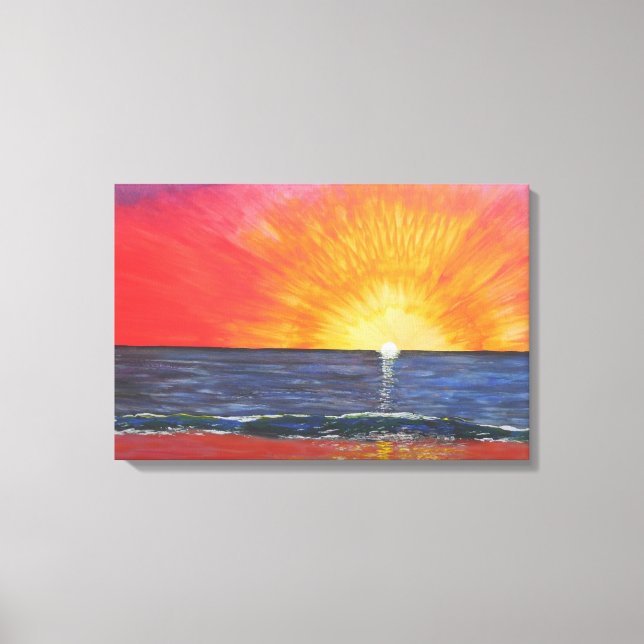 Toile Coucher du soleil (Recto)