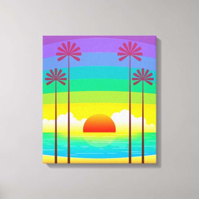 Toile Coucher du soleil (Recto)