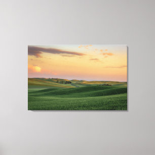 Toile Coucher du soleil au-dessus de l'état de