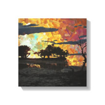 COUCHER SOLEIL PAYSAGE