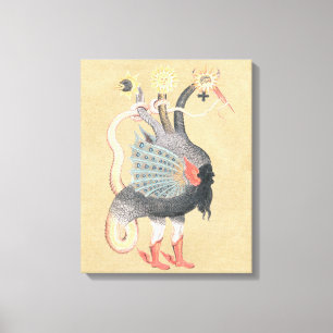 Toile Couleur du serpent d'alchimie