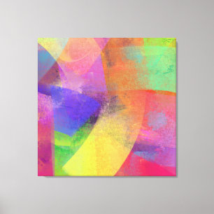 Toile Couleurs arc-en-ciel Abstraites