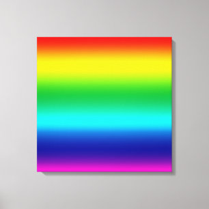 Toile Couleurs de l'arc-en-ciel