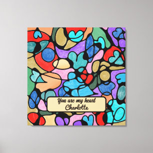 TOILE COULEURS D'EAU NUMÉRIQUE NEUROGRAPHIQUE