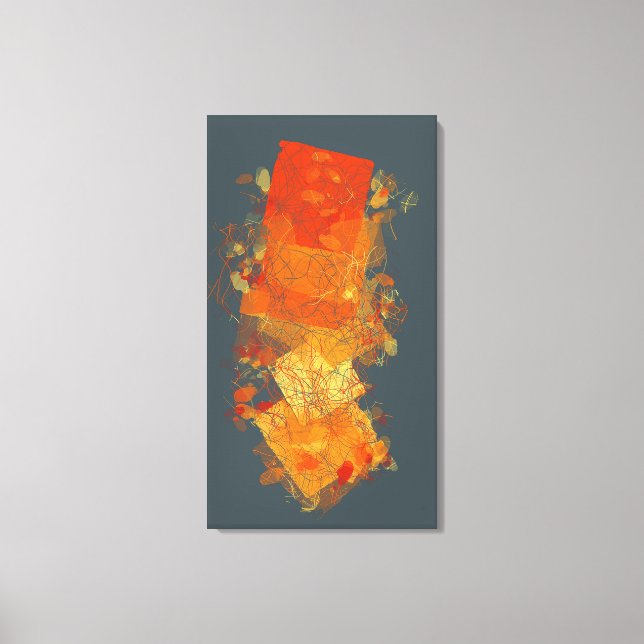 Toile Couleurs flamboyantes (Recto)