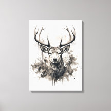 Couleurs sépiales neutres animaux sauvages cerfs m