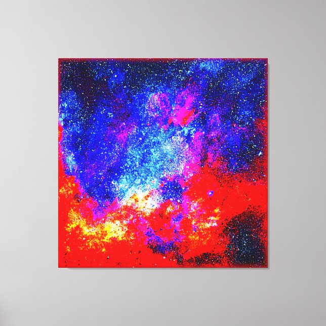 Toile Couleurs vives de Nebulae. Commandez dès maintenan (Recto)