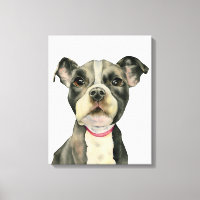 Coupe d'aquarelle de chiot minuscule mignonne pein