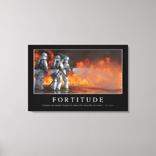 Toile Courage : Citation inspirée