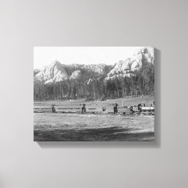 Toile Courbe en fer à cheval sur Burlington et Missouri (Recto)