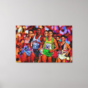 Toile Coureurs olympiques