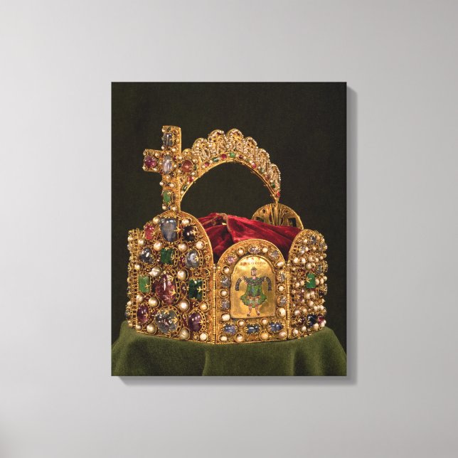 Toile Couronne impériale faite pour le couronnement d'Ot (Recto)