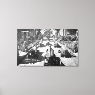 Toile Course d'enfants en voitures miniatures