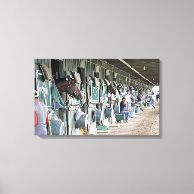 Toile Course historique de Saratoga (Recto)