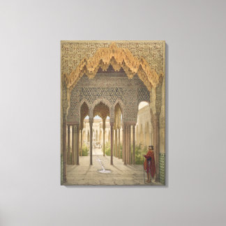 Toile Court of the Lions, the Alhambra, Grenade, 185