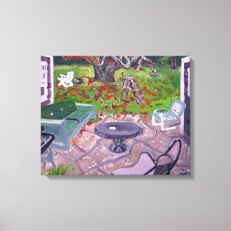 Toile Courtyard Old Hamptons Maison Amagansett