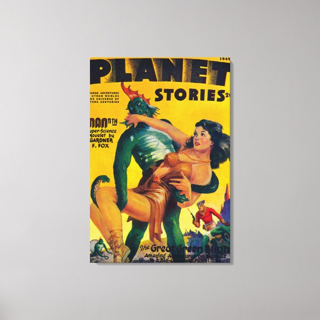 Toile Couverture du magazine Planet Stories 6 (Recto)