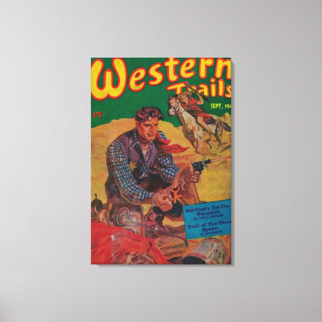 Toile Couverture du magazine Western Trails 2 (Recto)