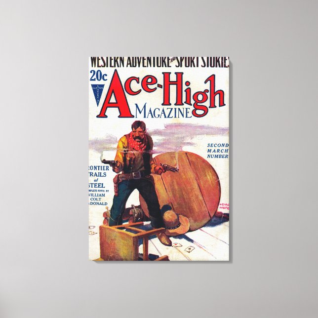 Toile Couverture Magazine Ace High 2 (Recto)