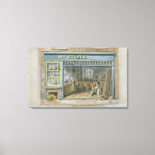 Toile Cow Keeper, 1825 (Recto)